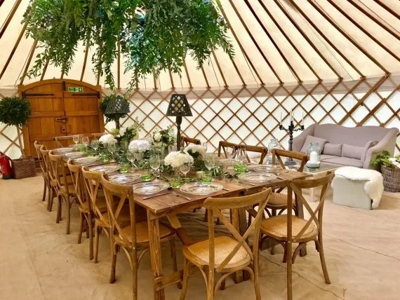 Roundhouse Yurts Wedding Party