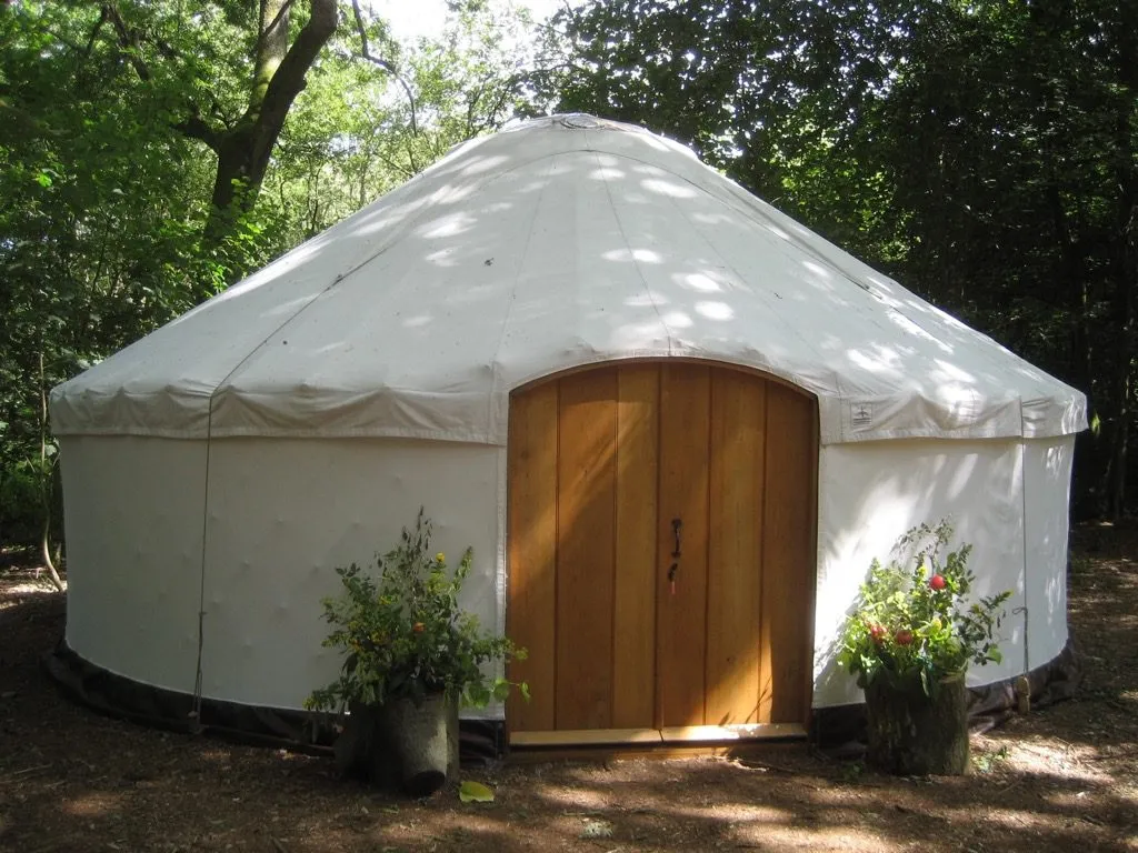 Yurt at woodland party in Hereford A Stylish Roundhouse Yurt, perfect for Glamping.