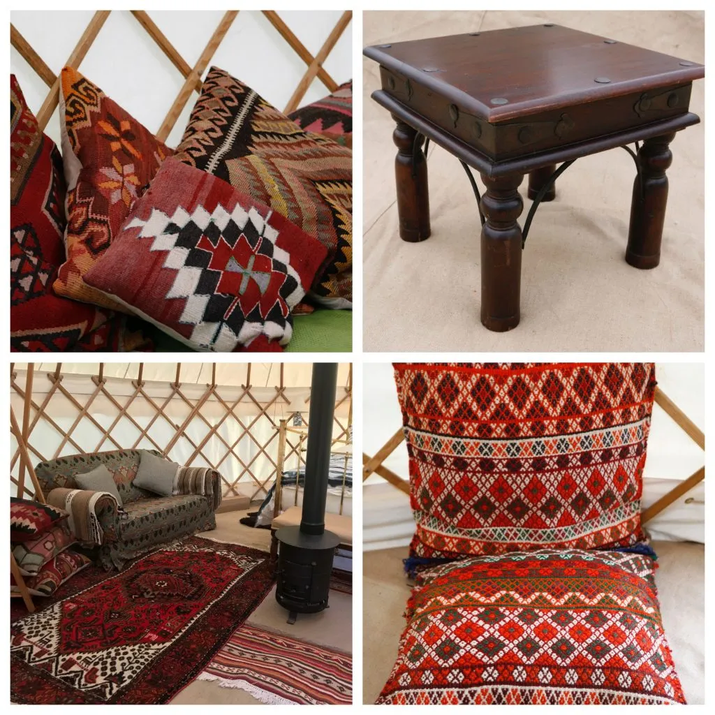 Roundhouse Yurts Interiors Roundhouse Yurt interior options from Persian and Kilim Rugs.